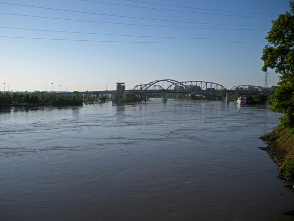 Cumberland River, Nashville, TN, May 4, 2010
